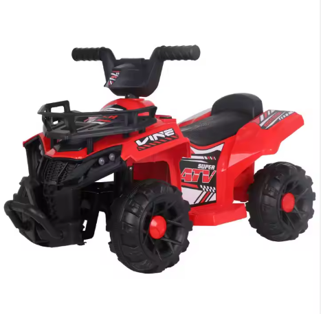 Moto électrique pour enfants de 2 à 6 ans, jouet tout-terrain autonome, véhicule à quatre roues