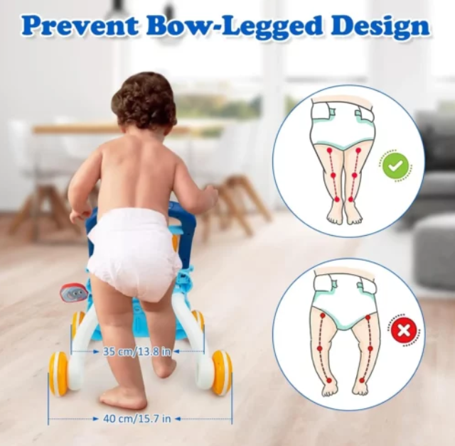 Trotteur bébé musical éléphant– Huanger