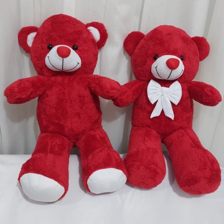 Peluche ourson rouge tout doux