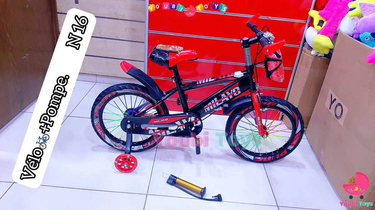 Vélo pour enfants 16 pouces ROUGE