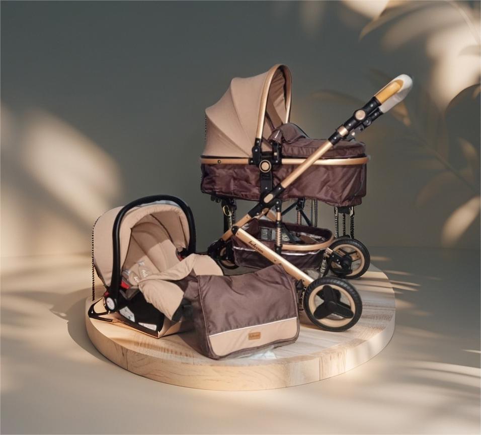 La Nouvelle Poussette Urbaine Belecoo Réversible Originale Avec Sac et Maxi Cosi 3 en 1