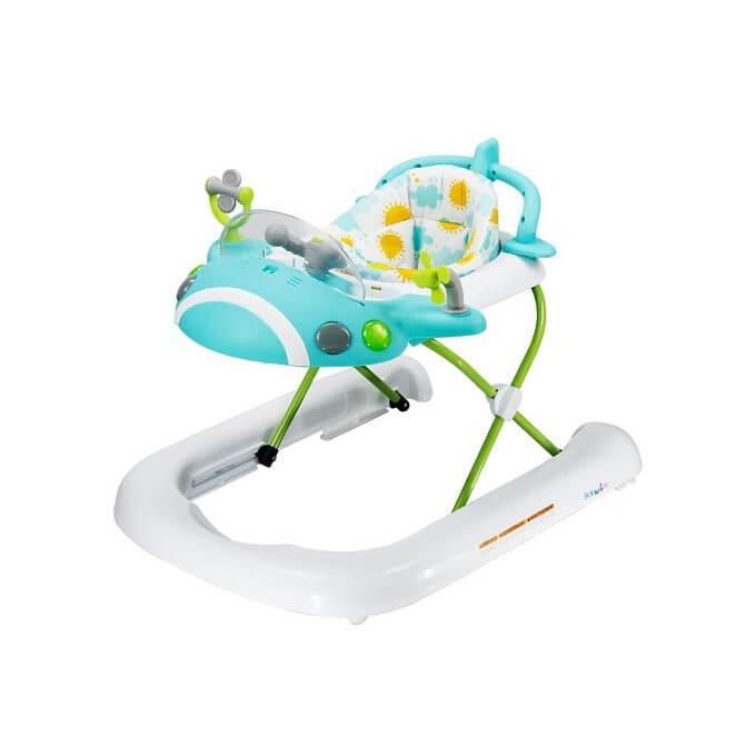 Youpala en forme d'avion, chic et confortable, avec musique pour bébé