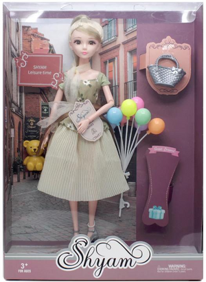 Poupée Articulée avec Ballons