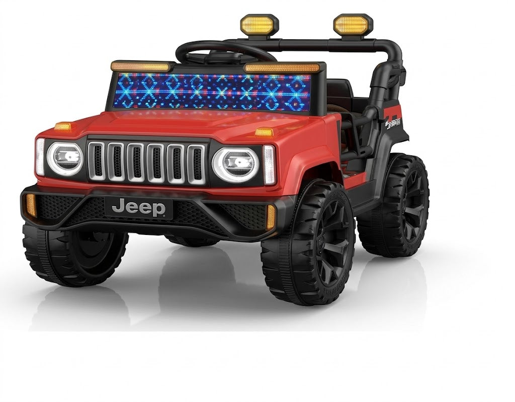 Jeep Électrique Enfant Rouge