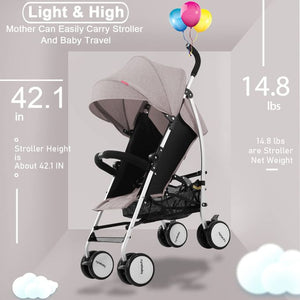 poussette bébé légère CyneBaby BEIGE
