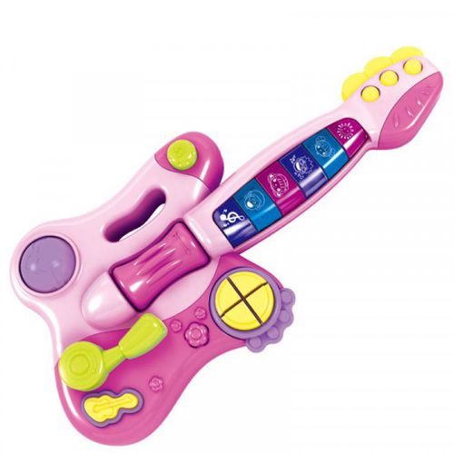 Huanger - Guitare dynamique Baby Toys - ROSE