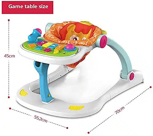 Huanger Multifunction Walker 4 en 1 – Trotteur bébé évolutif – 6 mois+