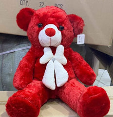 Peluche ourson rouge tout doux
