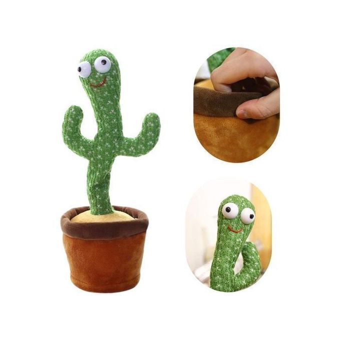 Jouets en Peluche Cactus Dansant et Chantant