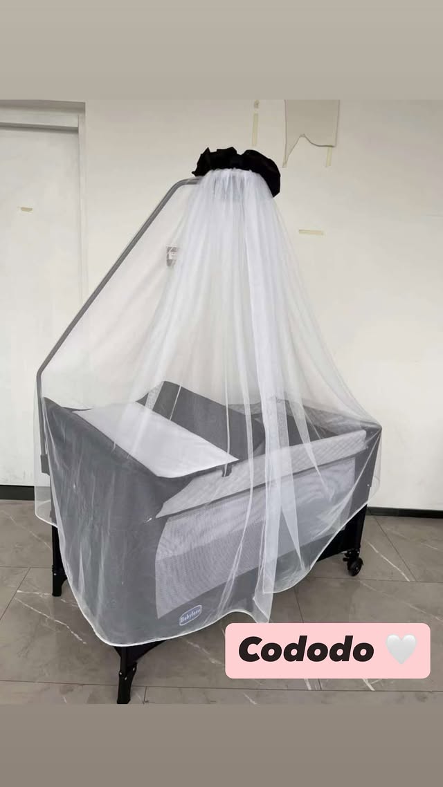 Parc lit Cododo 120/60 cm Noir