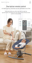 Balançoire électrique pour bébé avec télécommande et Bluetooth