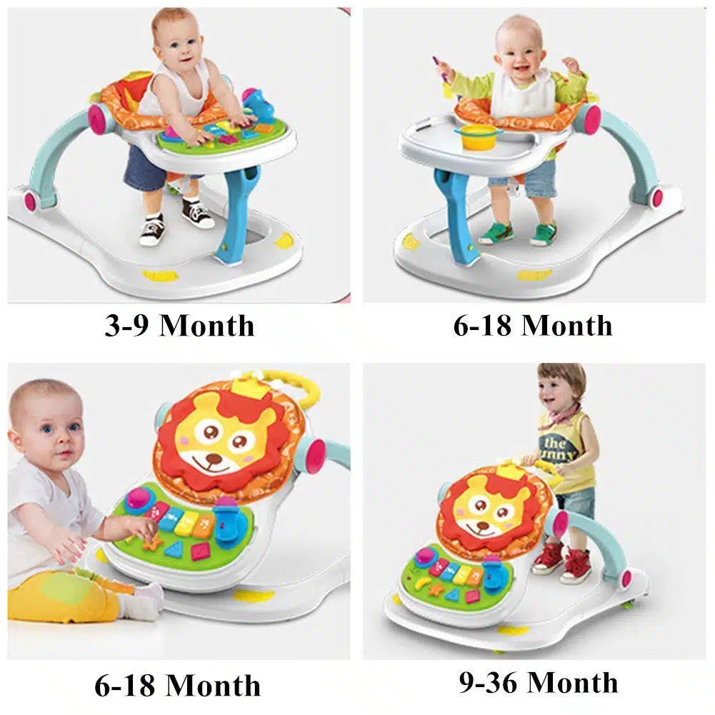 Huanger Multifunction Walker 4 en 1 – Trotteur bébé évolutif – 6 mois+