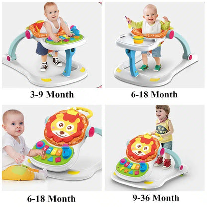 Huanger Multifunction Walker 4 en 1 – Trotteur bébé évolutif – 6 mois+