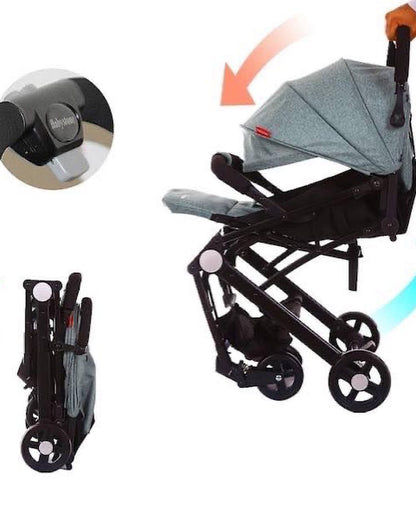 Poussette de voyage Deluxe Baby Stone Grey