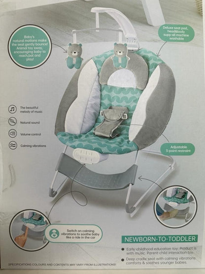Balancelle électrique pour Bébé – Fitch Baby gris