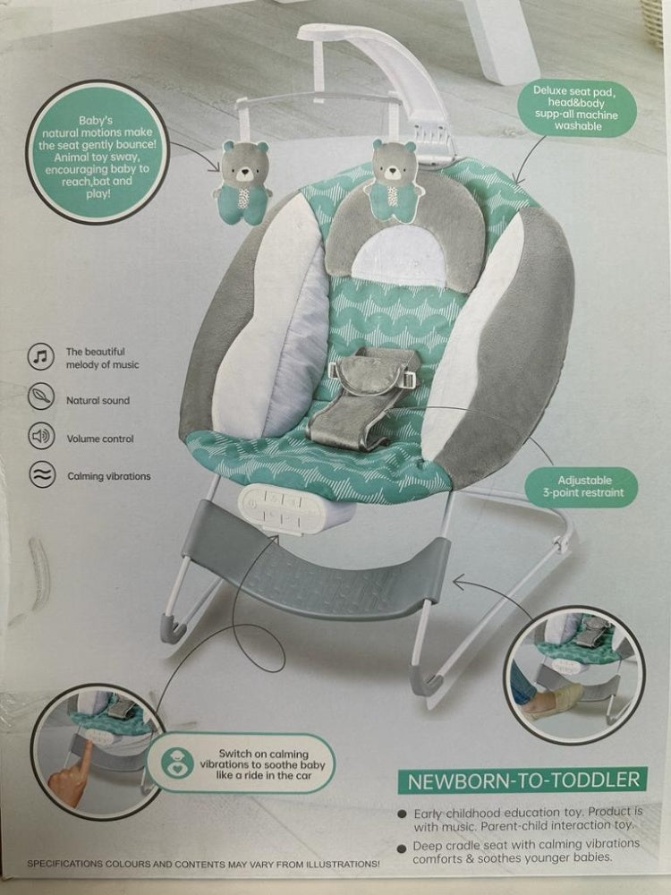 Balancelle électrique pour Bébé – Fitch Baby gris