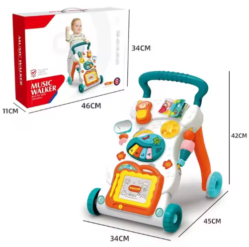 Trotteur multifonction pour bébé avec lumière et musique