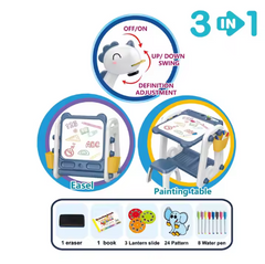 Table d'apprentissage multifonctionnelle pour le développement des capacités artistiques des enfants