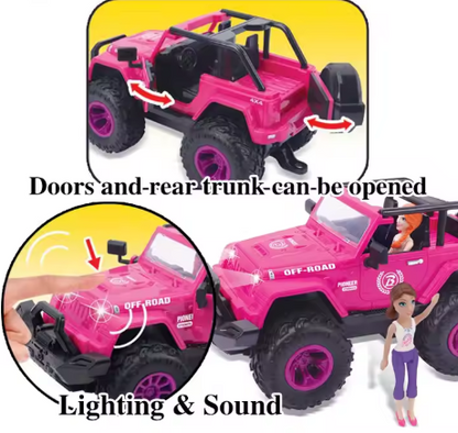 Mini poupée en plastique rose, voitures, belle fille, mode camping, ensemble de jeu, jouet