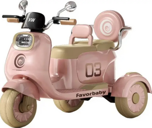 Tricycle électrique pour enfants, moto, éducation précoce, télécommande, peut s'asseoir, personnes, charge, mâle et femelle, jouet pour bébé, voiture