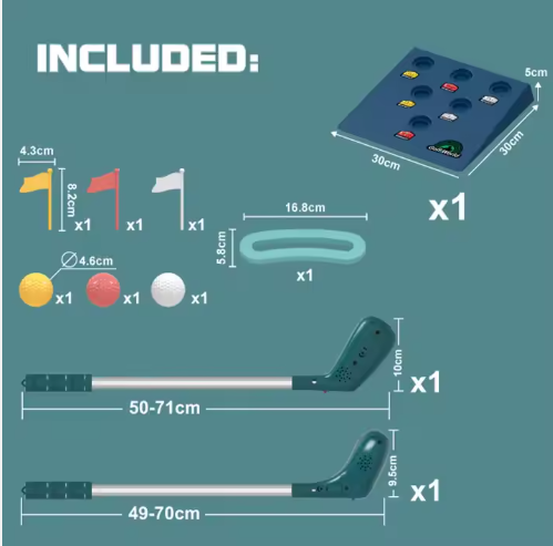 jouet de Golf en plastique avec plateforme inclinée avec panier balles enfants Club de Golf jouets pour enfants cadeaux