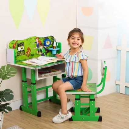 Pack Bureau & Chaise Scolaire Premium Youbi Toys – Édition Héros ( Ben 10)