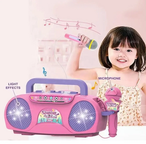 Microphone musical électronique éducatif pour enfants d'âge préscolaire, ensemble d'instruments pour enfants, machine à chanter, jouet pour enfants