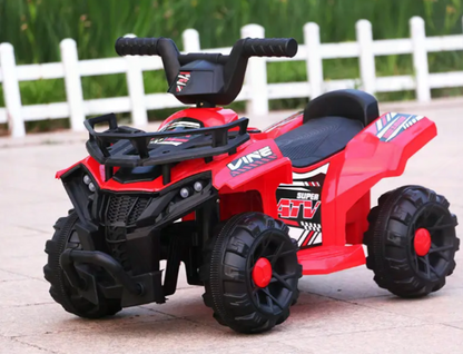 Moto électrique pour enfants de 2 à 6 ans, jouet tout-terrain autonome, véhicule à quatre roues
