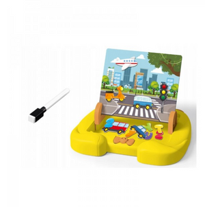 Jeu de peinture de cartes de circulation magnétiques éducatives
