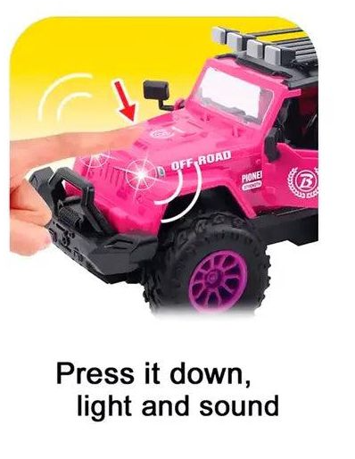 Coffret Jeep d'Exploration avec Poupée et Animaux : Son & Lumière