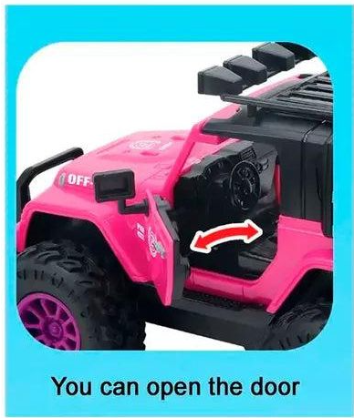 Coffret Jeep d'Exploration avec Poupée et Animaux : Son & Lumière