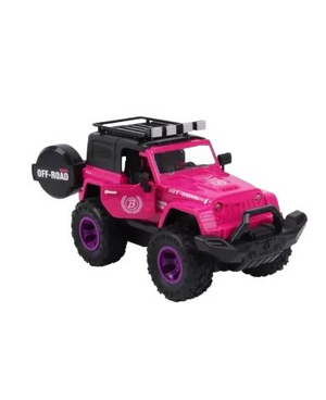 Coffret Jeep d'Exploration avec Poupée et Animaux : Son & Lumière