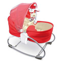 Bébé Rocker Napper 3 en 1 – Vibration, Musique & Lumières