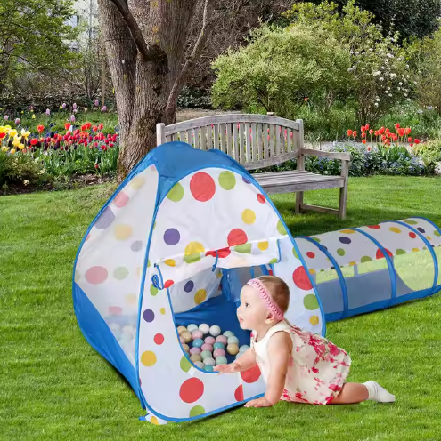 tente et Tunnel, jeu d'intérieur, océan pour enfants