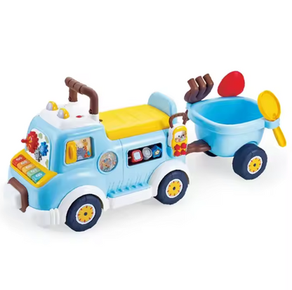 Jouet multifonctionnel pour voiture à conduire avec équipement de sable pour enfants