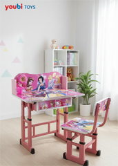 Pack Bureau & Chaise Scolaire Youbi Toys – Édition Spéciale Disney Princess