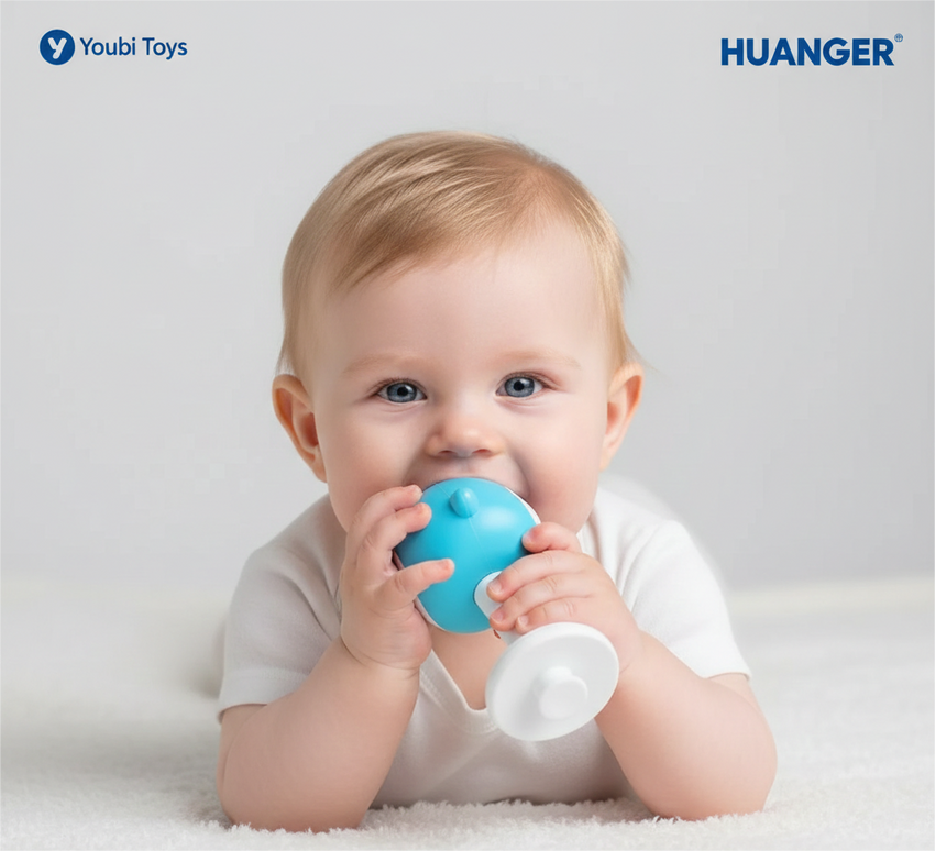 Hochet de Dentition Pingouin Interactif – Éveil & Confort