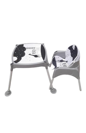 Meilleure chaise d'alimentation pour bébé, chaise haute d'alimentation pour bébé. BLANC    GUIMO