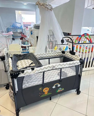 Lit bébé Cododo Parc 3 en 1 – BURBAY