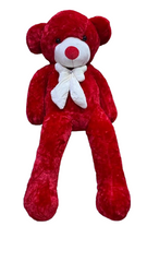Grande peluche ourson rouge tout doux 180 cm