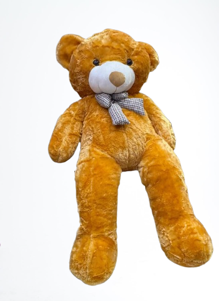 Peluche ourson marron tout doux 120cm
