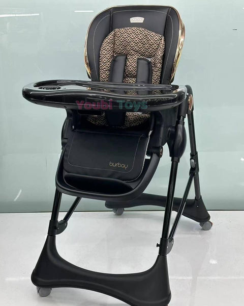 BURBAY Chaise haute – noir