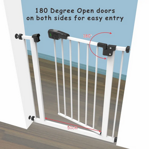 Barrière sécurité pour porte, escalier, couloirs pour bébé et enfants GUIMO .