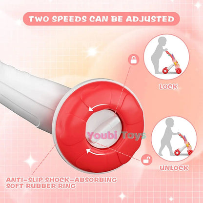 Trotteur pour bébé  2 en 1  ROSE