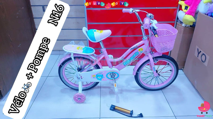 Vélo pour enfants 16 pouces Rose bébé