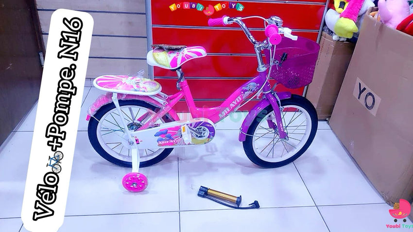 Vélo pour enfants 16 pouces Rose