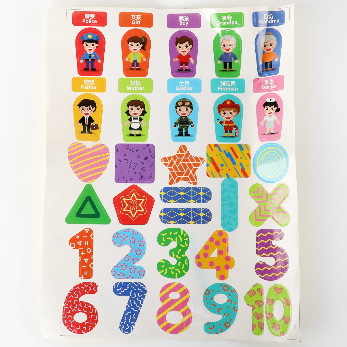 Table d'éducation Alphabet et Chiffres