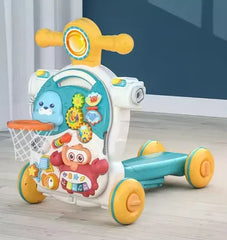 Marchette multifonctionnelle 4 en 1 pour bébé, joli modèle musical avec jouet musical simple