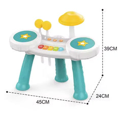 piano musical multifonctionnel pour bébé et batterie, jouets d’instruments avec son