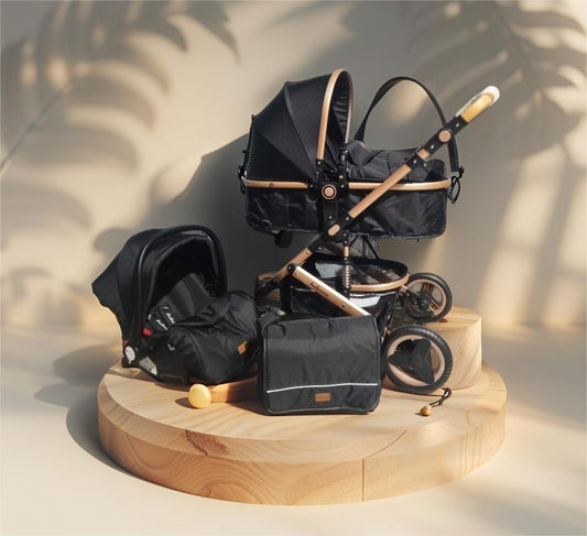 La Nouvelle Poussette Urbaine Belecoo Réversible Originale Avec Sac et Maxi Cosi 3 en 1